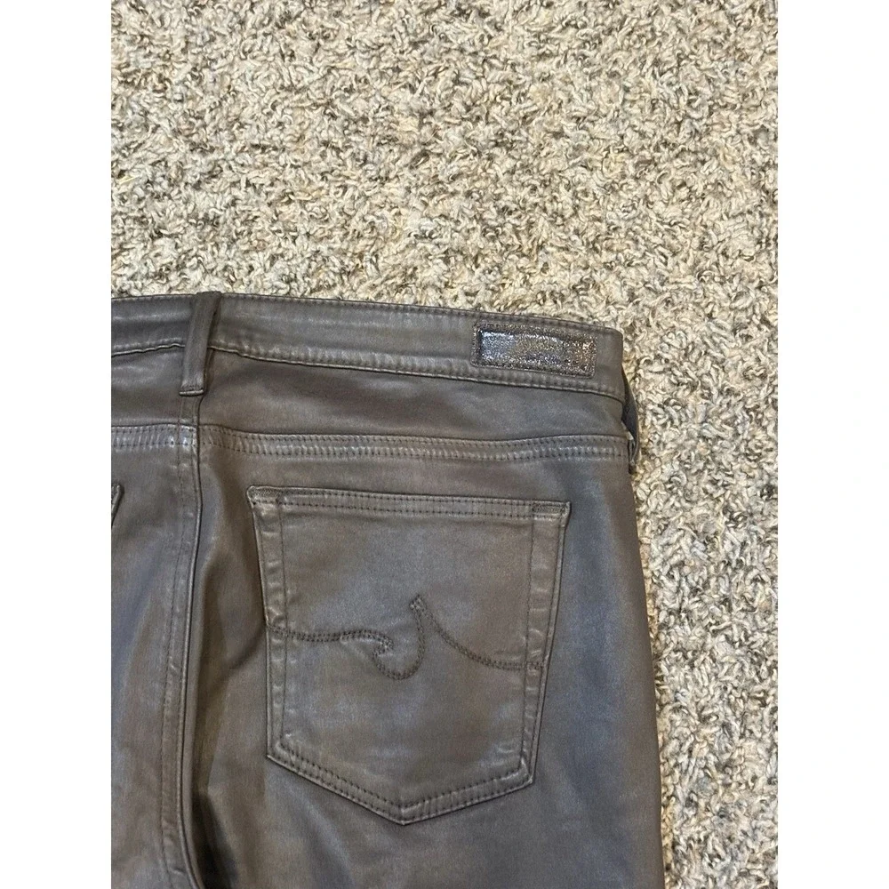 AG Adriano Goldschmied Jeans Womens Brown The Legging Ankle Super Skinny USA